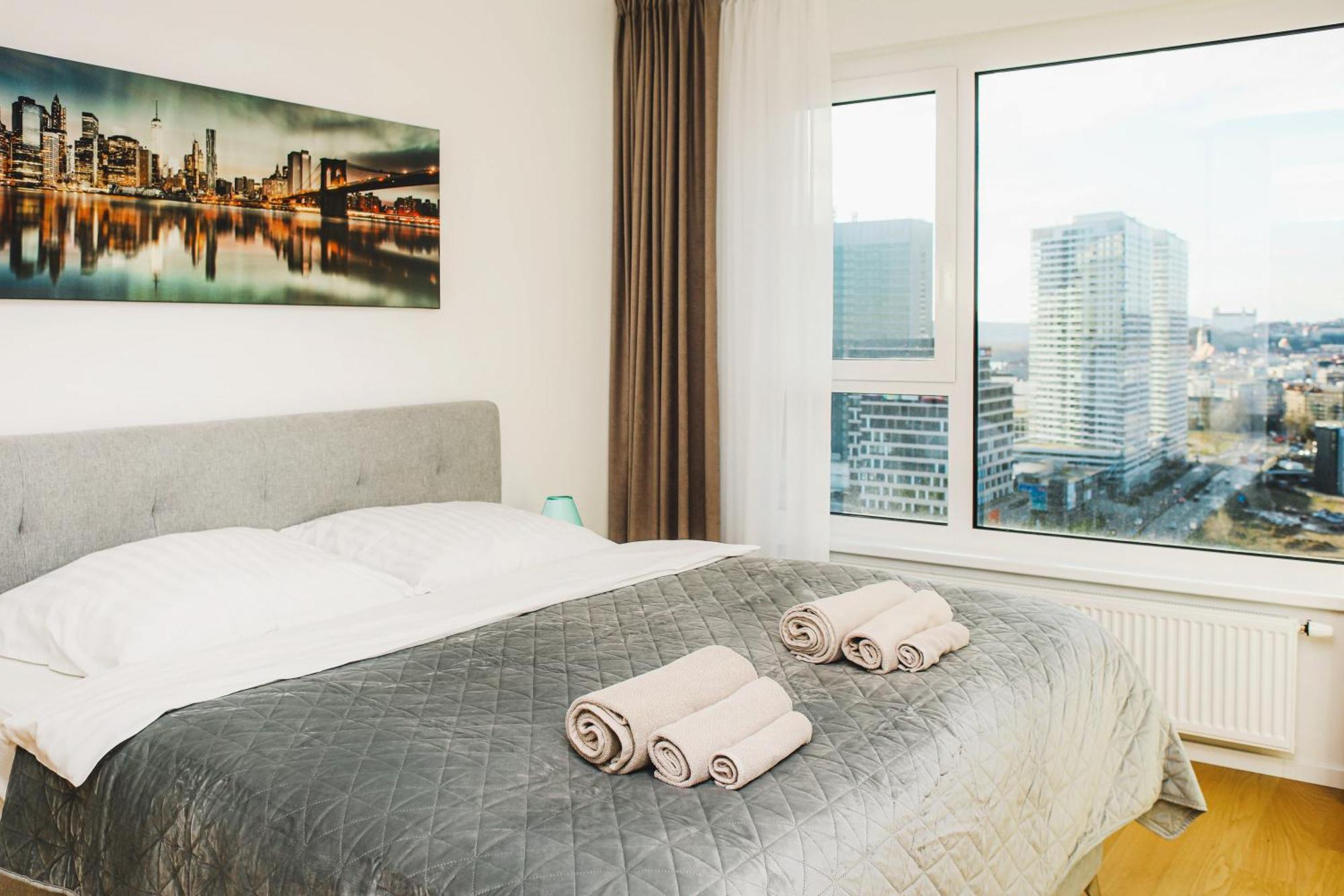 Sag 20Th Floor Klingerka Residence Castle View Free Parking Free Wifi Bratislava Exterior photo